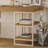 Brown + White Rectangular Solid Wood + Iron desk-458480878