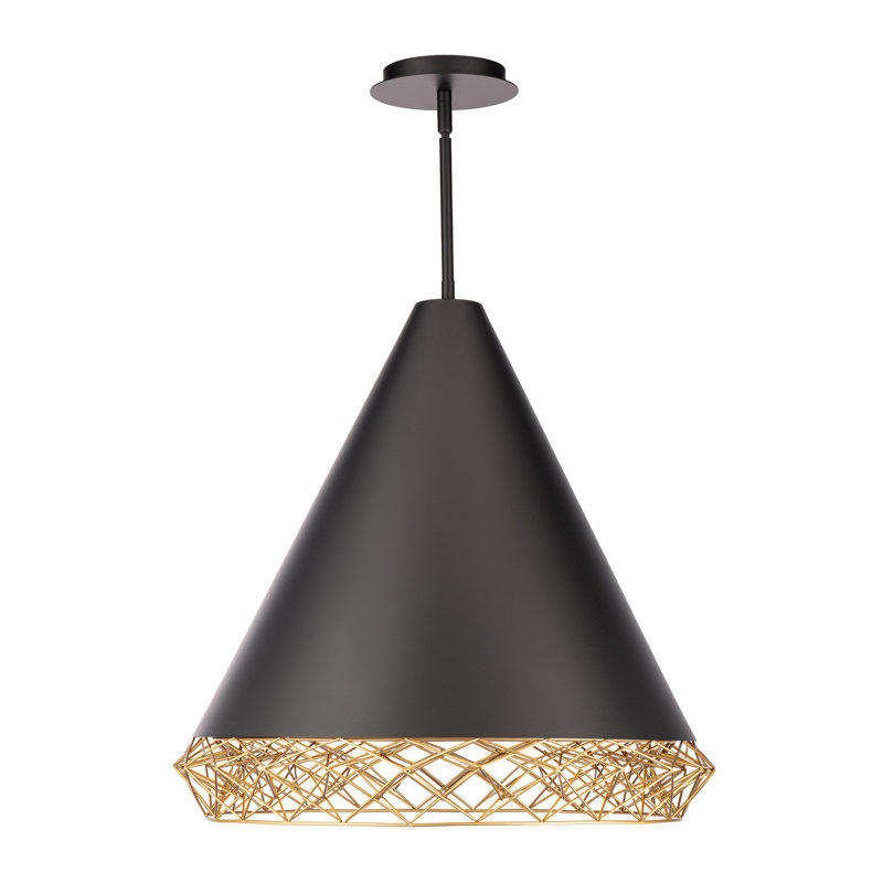 Lacey 1 - Light LED Pendant, 21.88" H x 22" W x 22" D