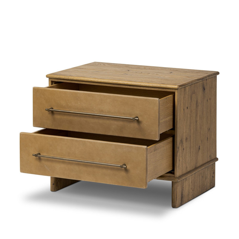 Table de chevet en bois massif l 28 po Stella
