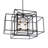 Kitzi 32 - Light Dimmable Lantern Square / Rectangle Chandelier