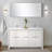 Sandpoint 60 in W x 20 in D Double Bath Vanity and White Quartz Top-1139790321