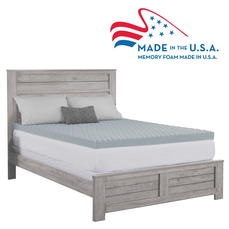 Vishwakarma 3'' Memory Foam Mattress Topper, Twin