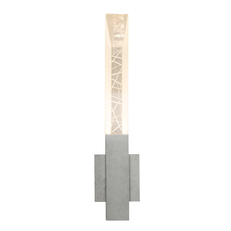 Refraction 7-Light Outdoor Flush Mount, 35.7" H x 5" W x 4" D, Coastal White