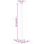 Dakota Fields 600cm W x 8cm D Fabric Cover Retractable Side Awning-1908410062-2009841455