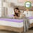 Lavender Memory Foam Mattress Topper - Ventilated Foam with Soothing Lavender Scent for Pressure Relief & Deep Sleep-175333382-234497576