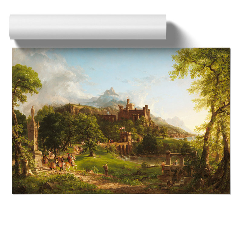 The Departure by Thomas Cole - Frameless Print, 30cm H x 42cm W x 0.1cm D