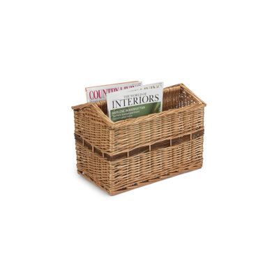 Wicker Magazine Rack Holder