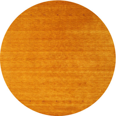 Tapis de zone jaune contemporaine