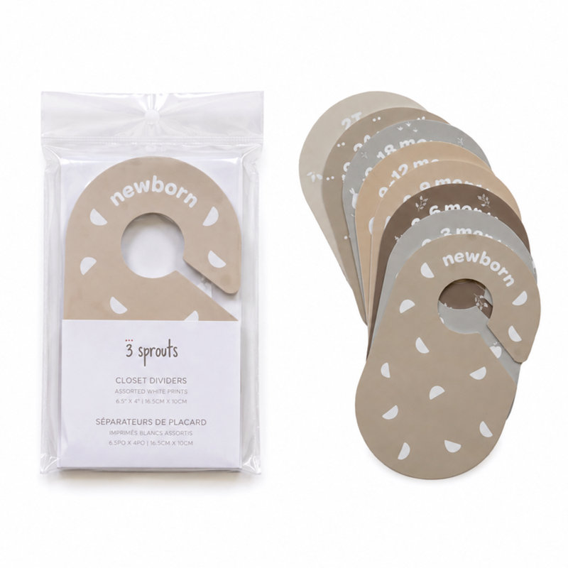 Ensemble de 8 diviseurs de garde-robe pour 3 bébés (nouveau-né à 24 mois) - ensemble de 8