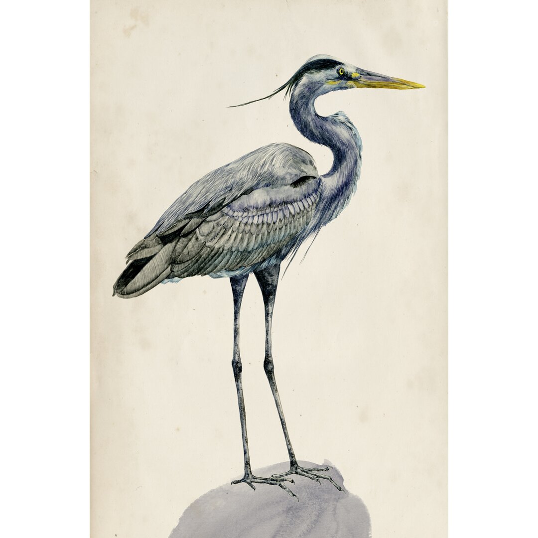 Leinwandbild Blue Heron Rendering I von Melissa Wang