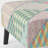 Multicolor Quilting Patchwork - Upholstered Patterned Accent Slipper Chair