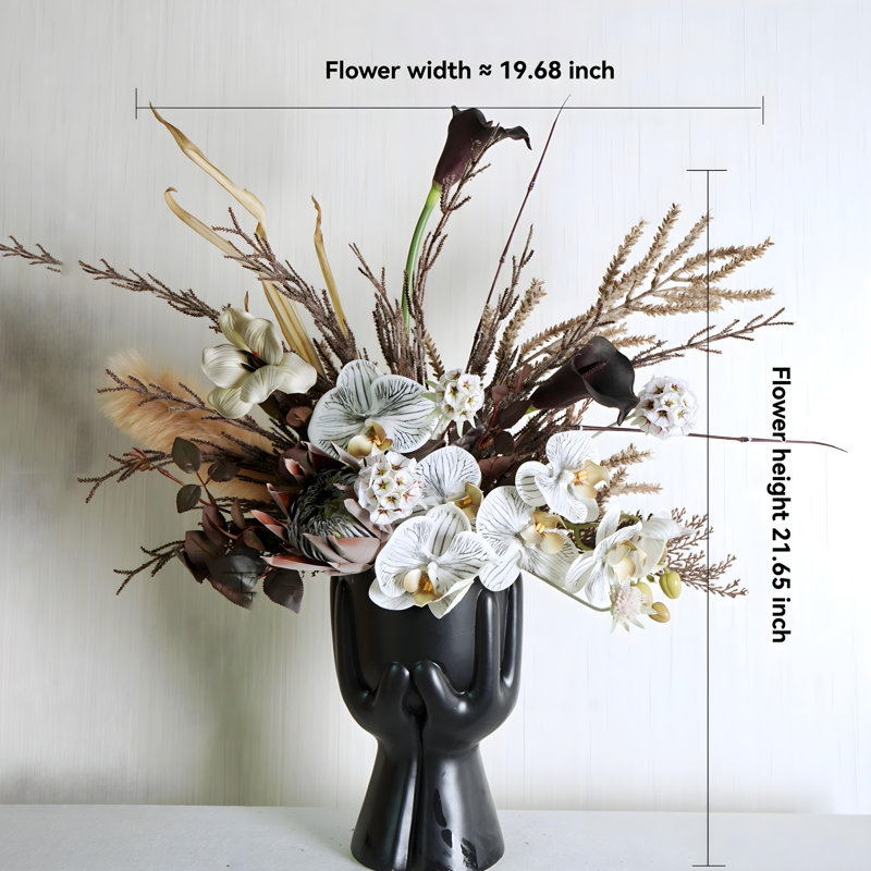 Ornements de fleurs simulées