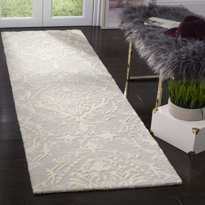 Tapis en laine touffeté à la main Keyesport Blossom