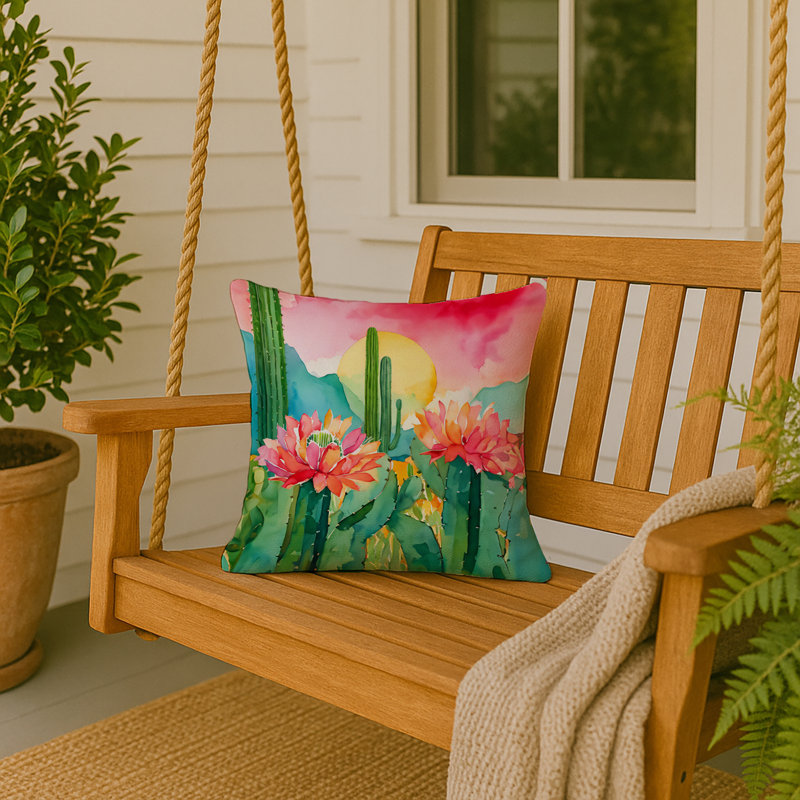 Coussin Arizona Saguaro, Carré 18 po