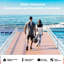 Quai flottant rond et gonflable-112456740-112456742