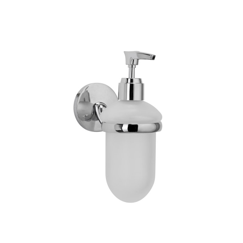 Hampstead Frosted Glass Refillable Soap Dispenser