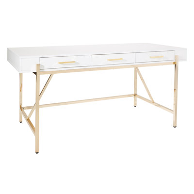 Bureau Vallee avec prises intégrées