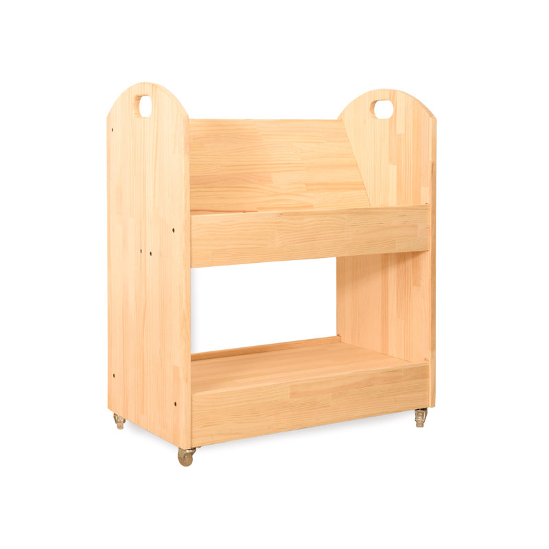 Hebb 92 cm H X 50 cm W Pine Wood Kids Bookcase