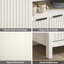 Buffet 32 po cannelé avec rangement
