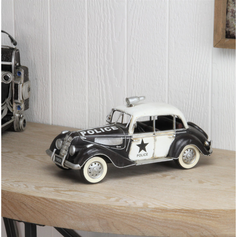 Voiture de police décorative