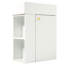 Meuble-lavabo de 18,5 po de style rustique avec lavabo en résine facile à utiliser, meuble sous-lavabo, rangement latéral, construction à fermeture en douceur de 18,5 po, compartiment de rangement, fonction, finition élégante-585229189