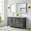 Ensemble de meuble-lavabo double 60 po Catrine