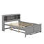 Lit plateforme avec tête de lit, USB, lit gigogne et tiroirs-87402986-87402984