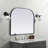 Sabine Metal Wide Arch Wall Mirror-87050929-87050939