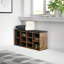 Adara Linen Blend Upholstered Storage Bench-50239570