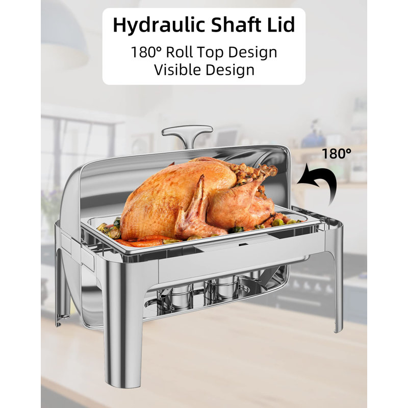 Réchaud en acier inoxydable 9 pte Centerburg