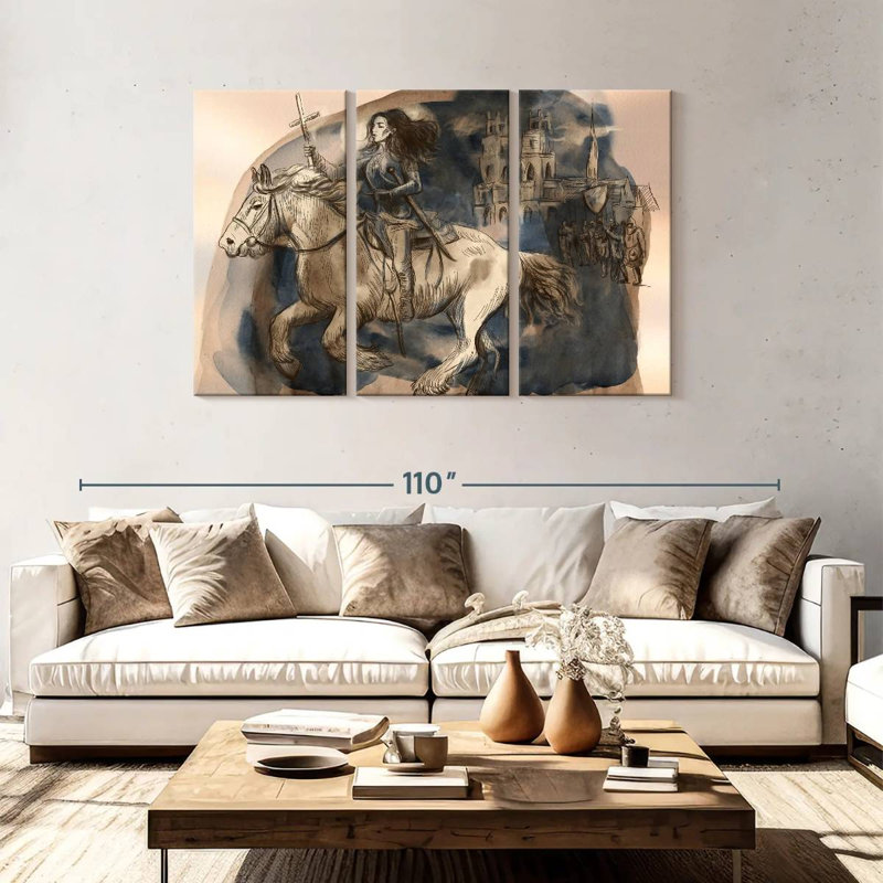 Leisha Joan Of Arc, 48" H x 74" W