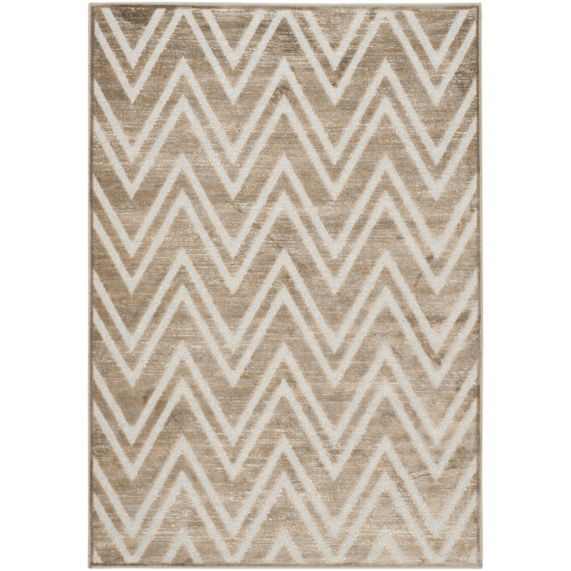 Haileymarie Performance Chevron Rug, Rectangle 7'6" x 10'6"
