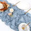 Chemin de table Dusty Blue (paquet de 10 / bleu cendré)-129940235