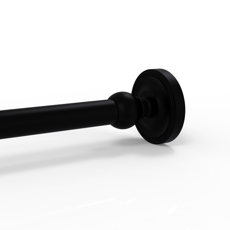 Écusson de rideau de douche Gober, Noir mat