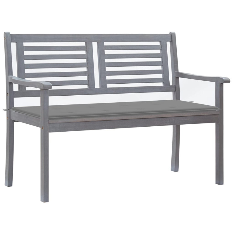 Banc d'extérieur Tabler, H 35 po x l 47,2 po x P 23,6 po, Gris