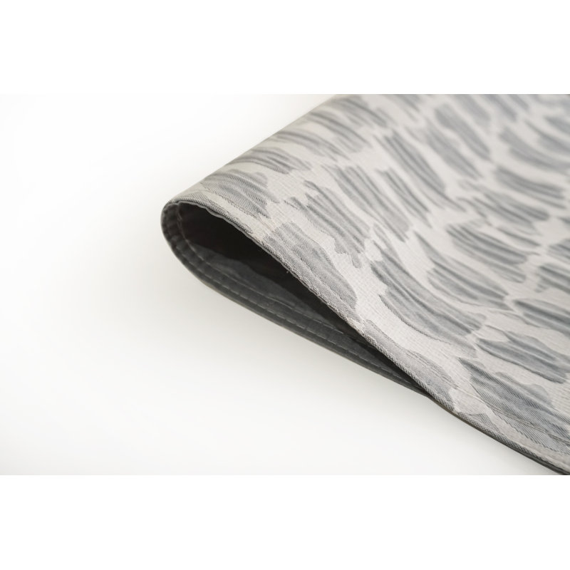 Récapitulatif 19" en tissu collage Pia, Argent