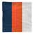 Bleu marine / orange / blanc
