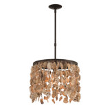 Luminaire suspendu en forme d'huître naturelle Newport