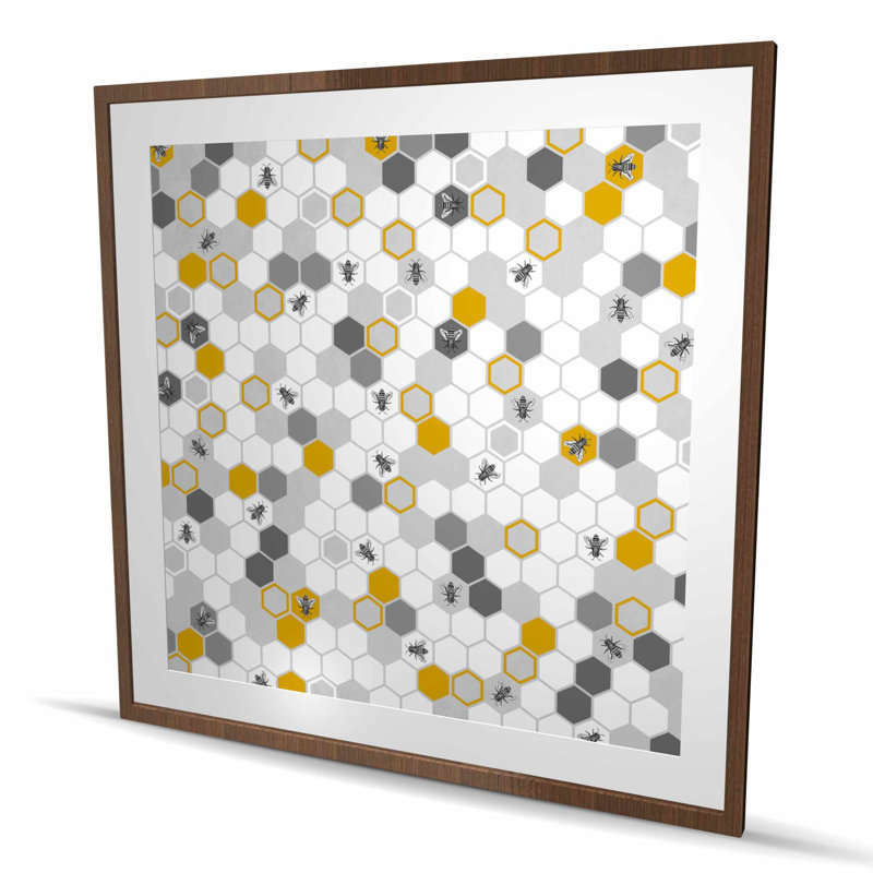 Motif de ruche - insecte, reproduction encadrée