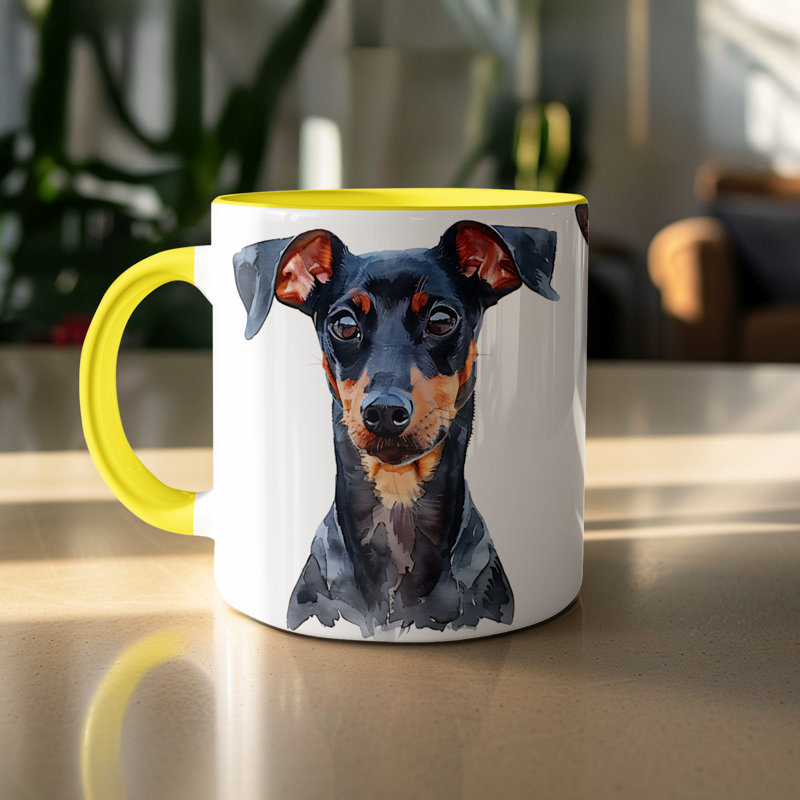 Mug, 1, Yellow