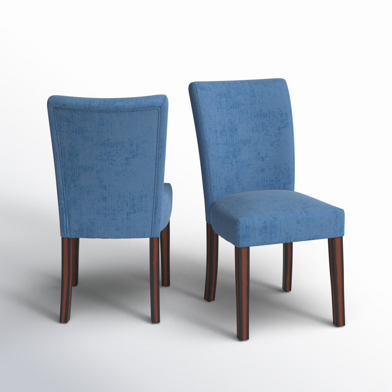 Lancaster Upholstered Parson Chair, Royal Blue