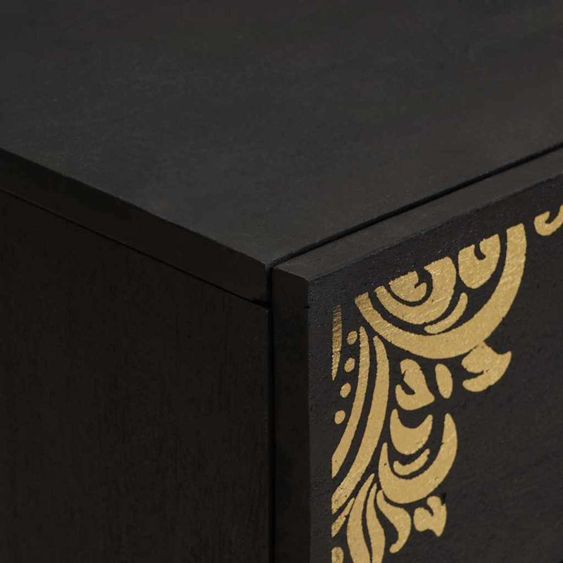 50cm W Solid Wood Bedside Table