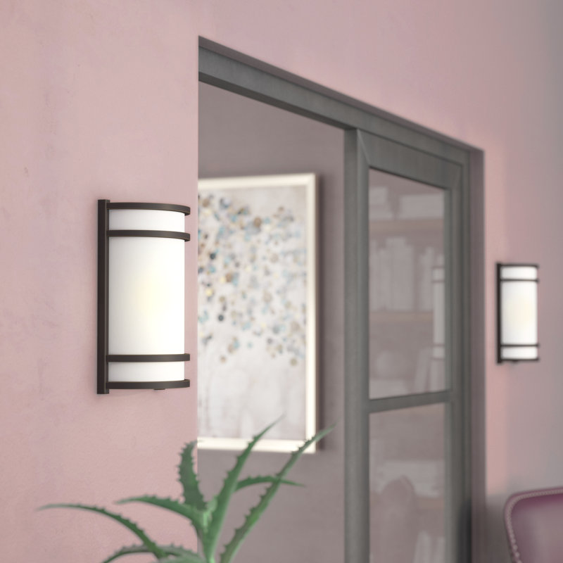 Latitude Run Havertown Dark Restoration Bronze Wall Sconce