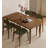 French modern-style rectangular solid wood dining table-1593617282