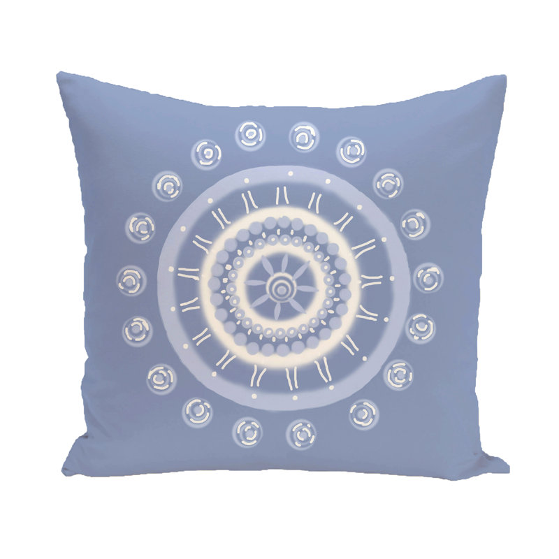 Housse de coussin et insert d’extérieur carré nandai, Bleuet des champs, H 20 po x l 20 po