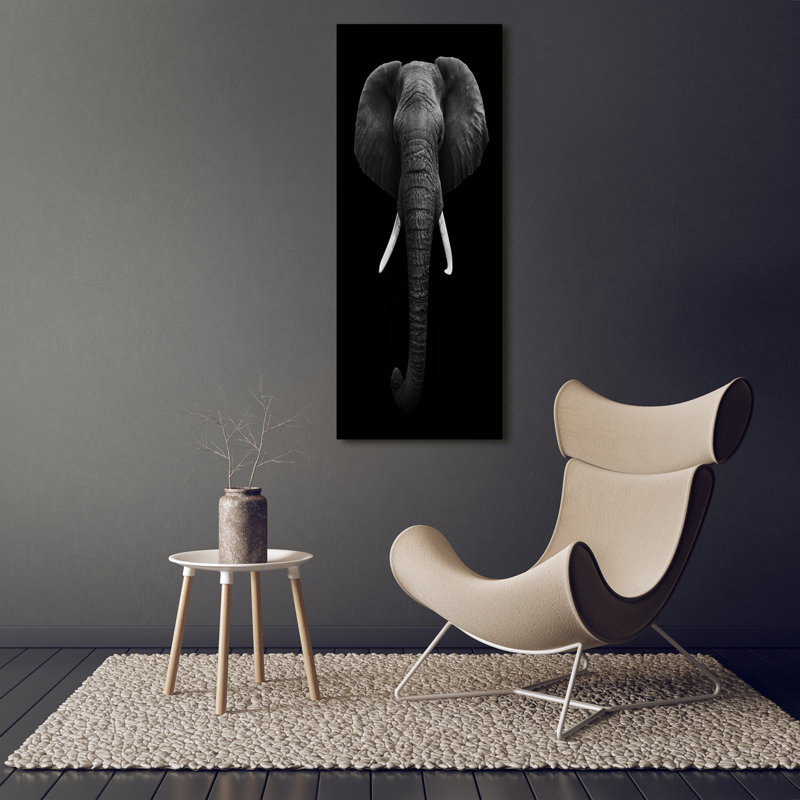 African Elephant - Wrapped Canvas Print