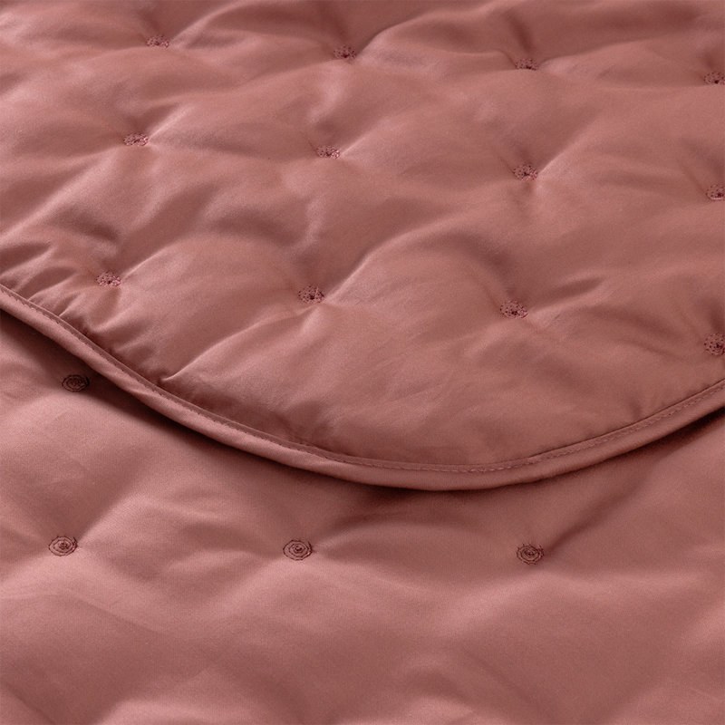 Triomphe Bedding, Twin Coverlet/Bedspread, Santal
