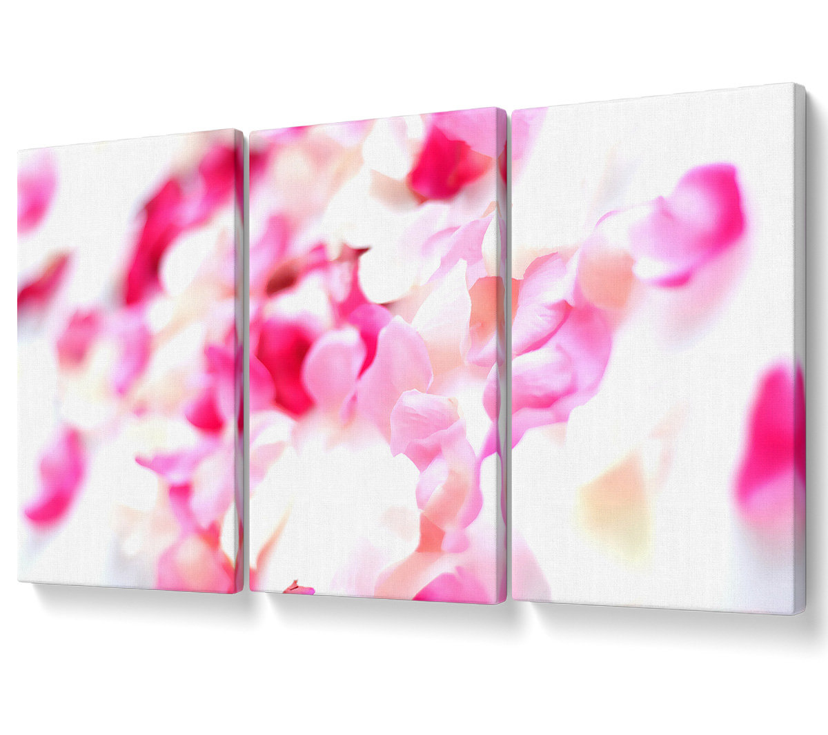 Ebern Designs Pink Orchid Galour - 3 Piece Wrapped Canvas Graphic Art ...