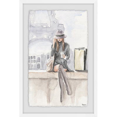 Chillin at Paris II par Parvez Taj - reproduction de cadre photo