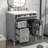 Meuble-lavabo simple 30 po avec lavabo gris